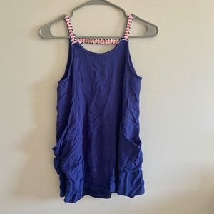 Girls dark blue tank top